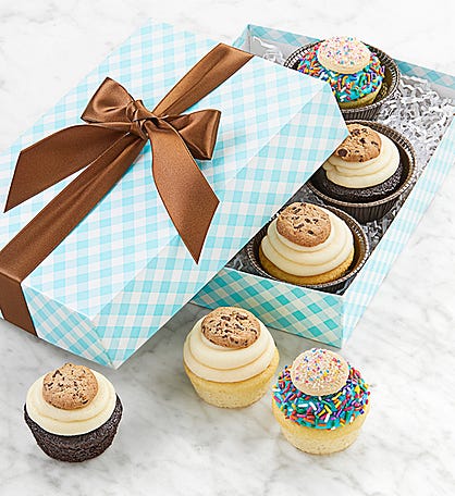 Buttercream-Frosted Assorted Cupcakes - 6 cupcakes